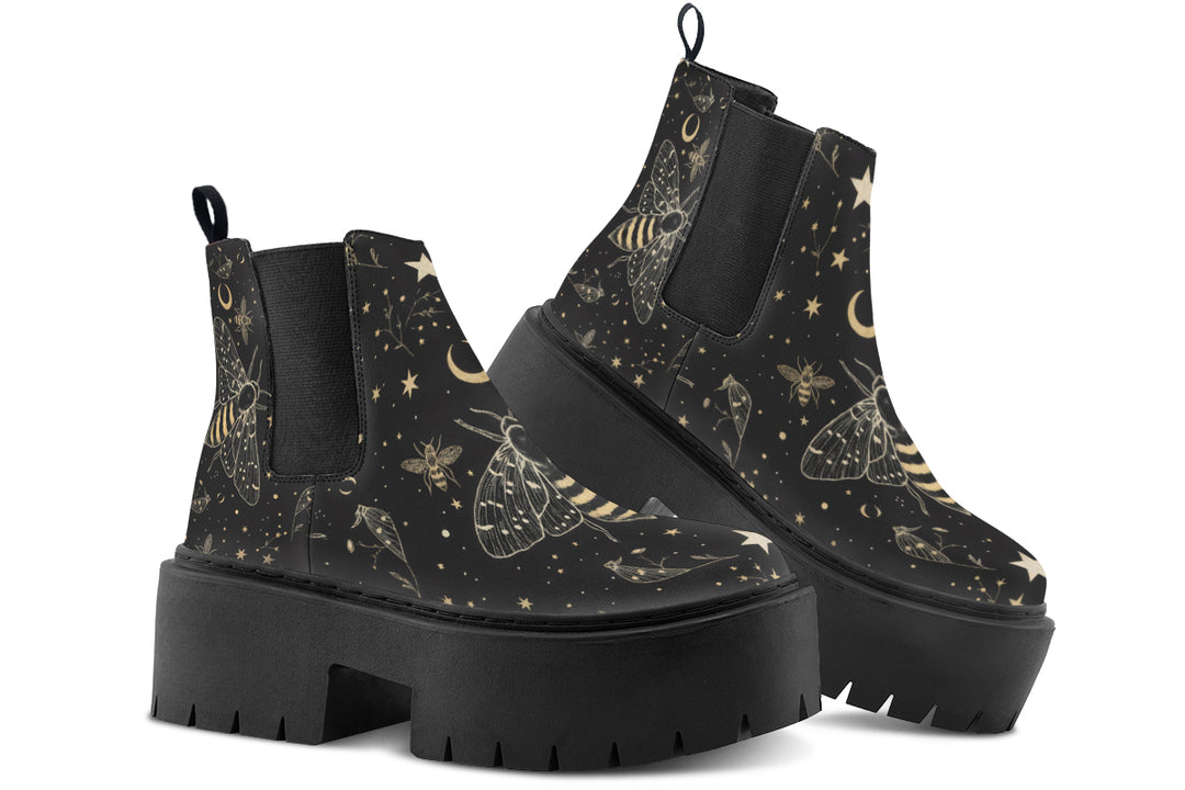 Bee Constellation Platform Chelsea Boots