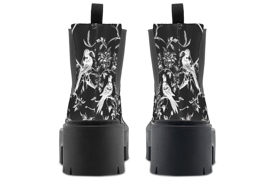 Black Aviary Platform Chelsea Boots