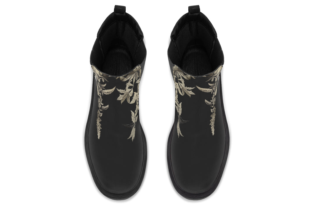 Black Night Ivy Platform Chelsea Boots