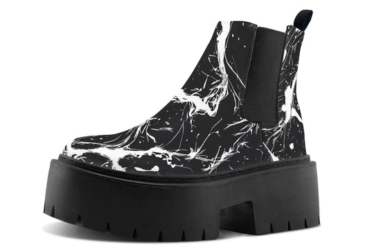 Black Rupture Platform Chelsea Boots