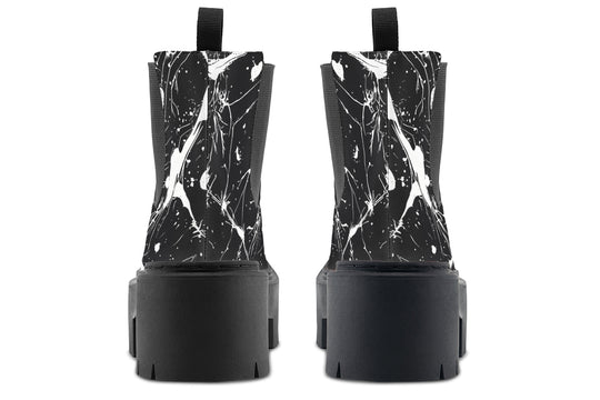 Black Rupture Platform Chelsea Boots