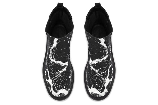 Black Rupture Platform Chelsea Boots
