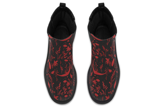 Blood Moonlit Botanica Platform Chelsea Boots