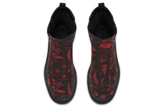 Blood Raven Study Platform Chelsea Boots