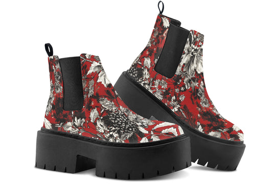 Bloodflower Platform Chelsea Boots