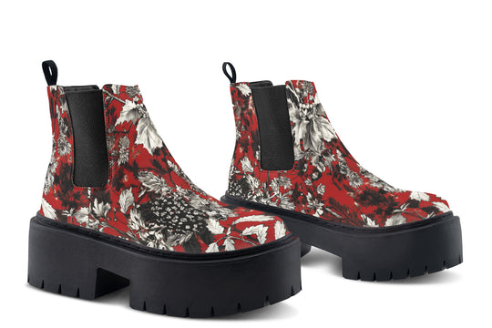 Bloodflower Platform Chelsea Boots