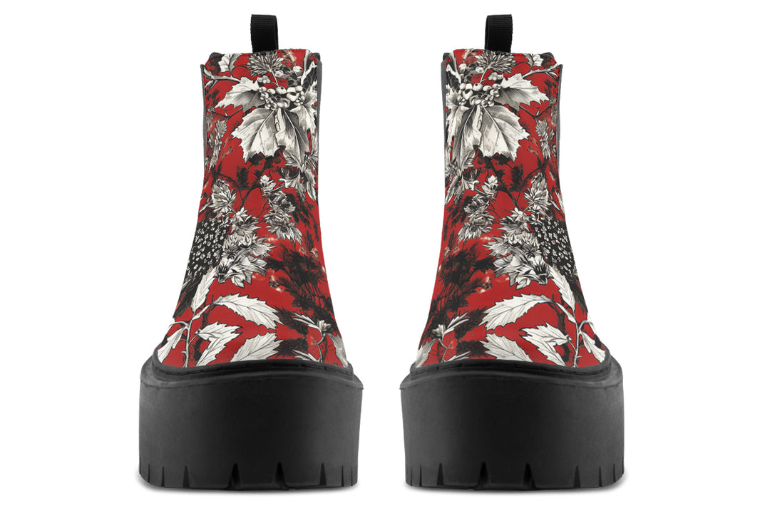 Bloodflower Platform Chelsea Boots