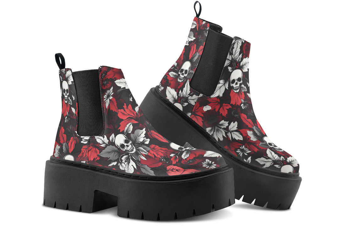BloodLeaf Platform Chelsea Boots