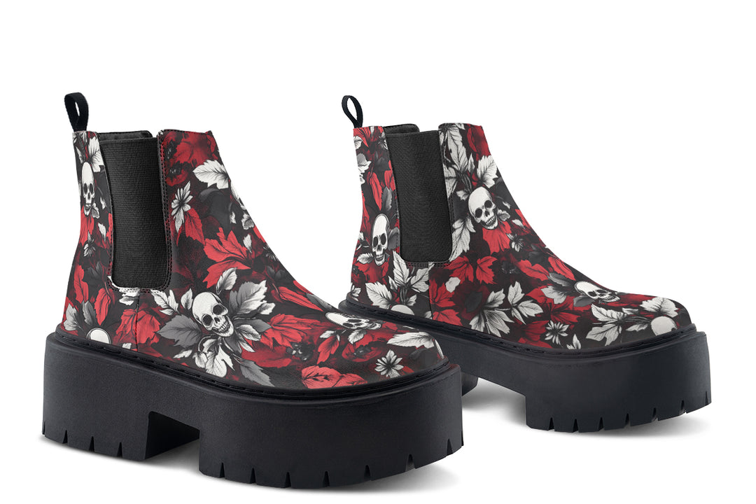 BloodLeaf Platform Chelsea Boots