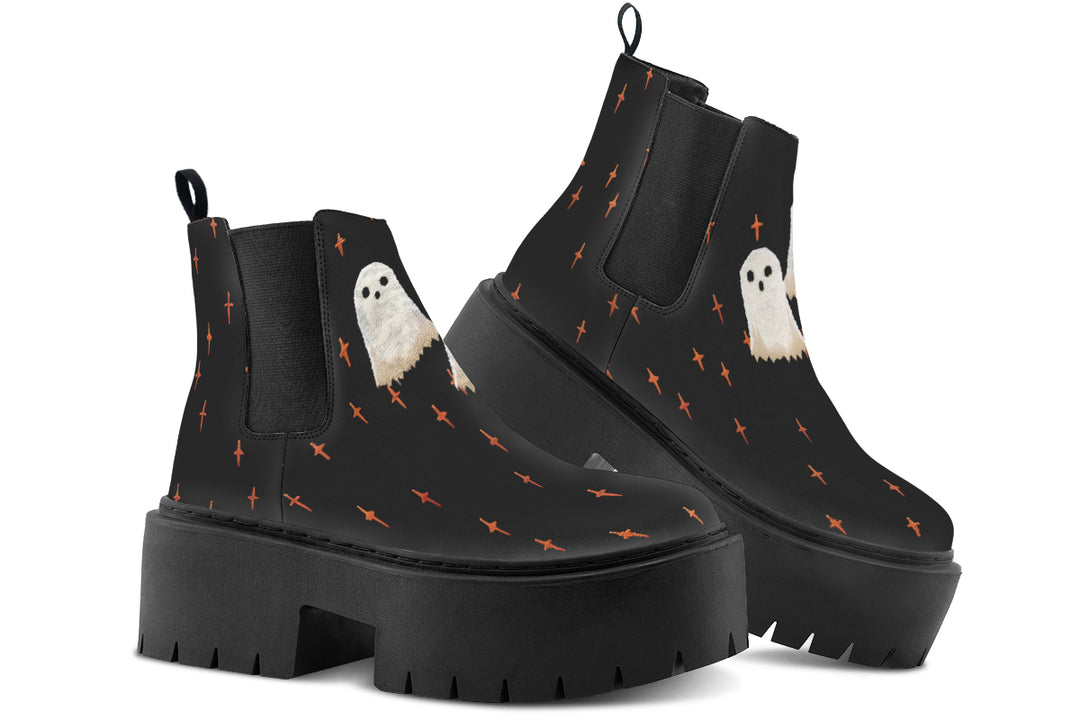 Boo Platform Chelsea Boots