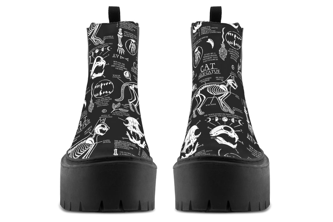Cat Study Platform Chelsea Boots