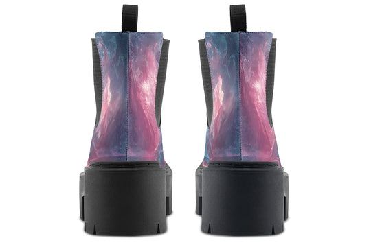 Celestial Crystal Platform Chelsea Boots