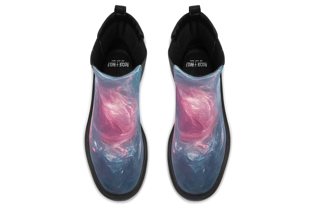 Celestial Crystal Platform Chelsea Boots
