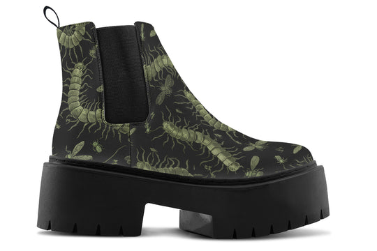 Centipeda Tenebris Platform Chelsea Boots
