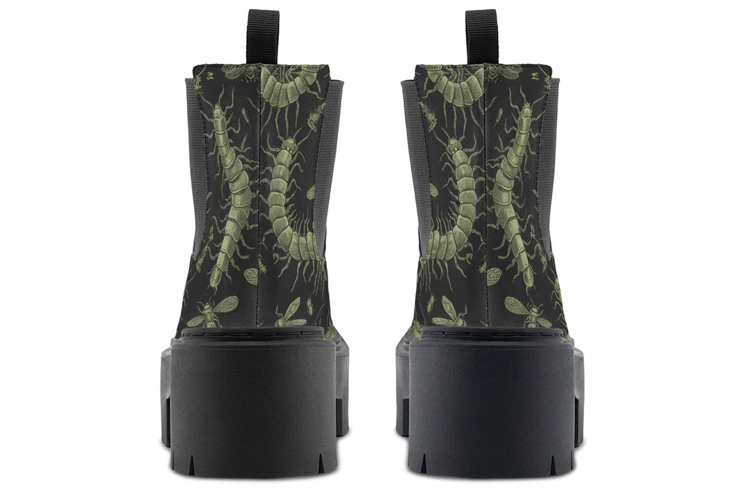 Centipeda Tenebris Platform Chelsea Boots