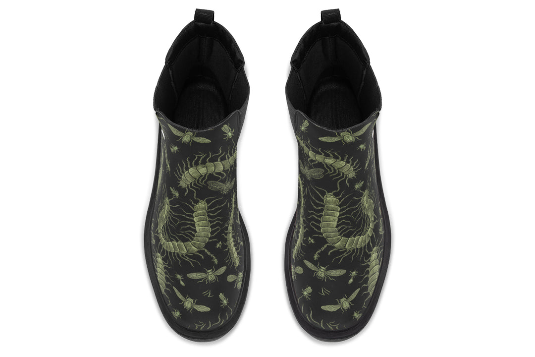 Centipeda Tenebris Platform Chelsea Boots