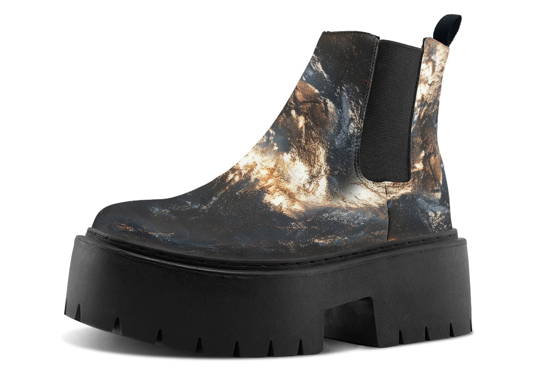 Charred Ore Platform Chelsea Boots