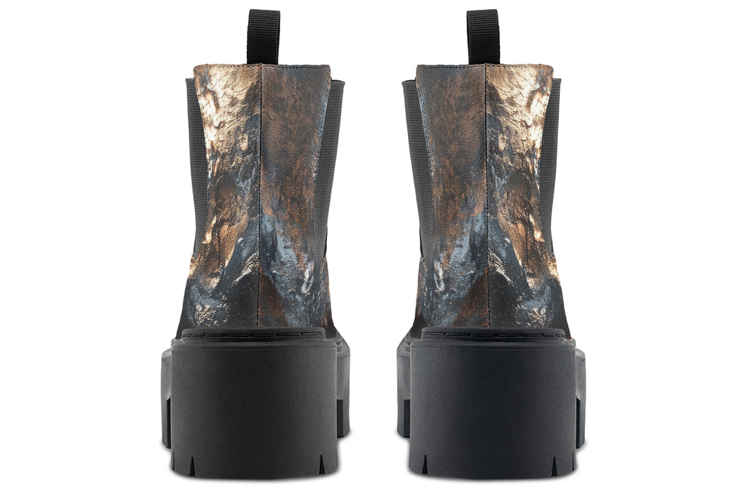 Charred Ore Platform Chelsea Boots