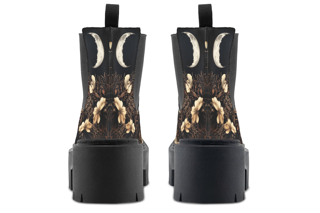 Crescent Garden Platform Chelsea Boots