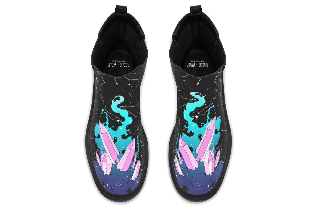 Crystal Sky Platform Chelsea Boots