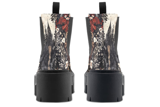Dark Fairytale Platform Chelsea Boots