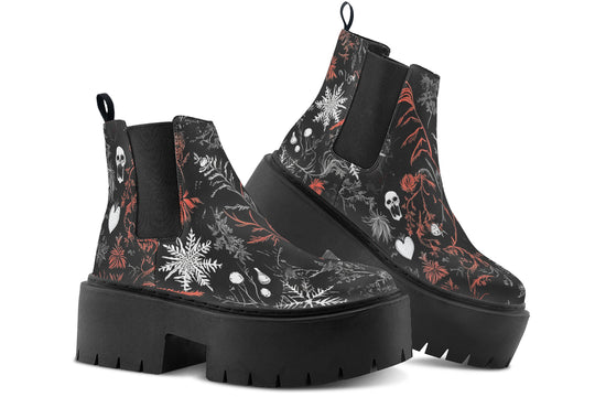 Dead of Winter Platform Chelsea Boots