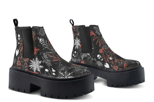 Dead of Winter Platform Chelsea Boots