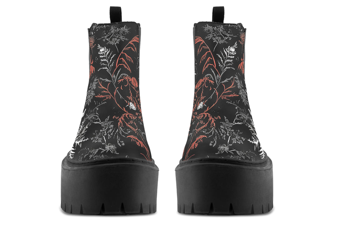 Dead of Winter Platform Chelsea Boots
