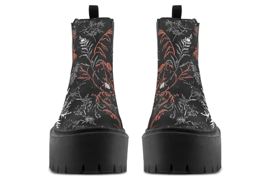 Dead of Winter Platform Chelsea Boots