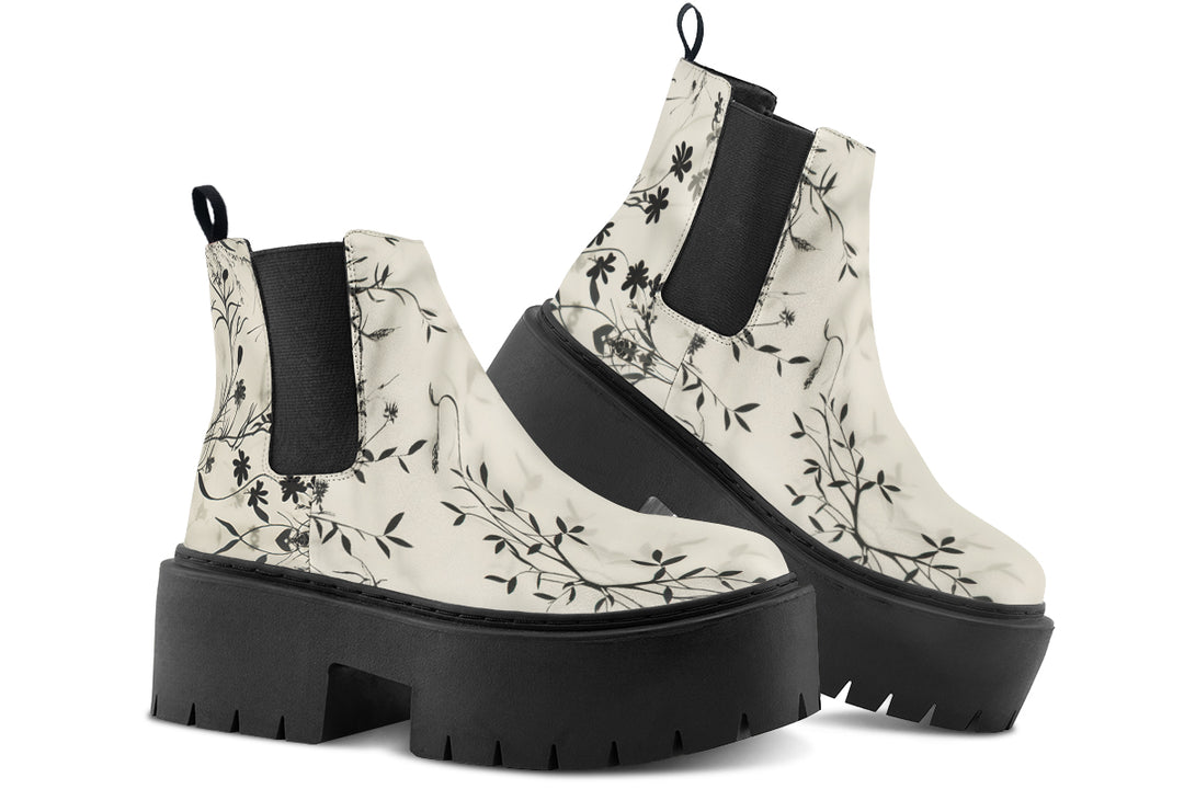Delicate Platform Chelsea Boots
