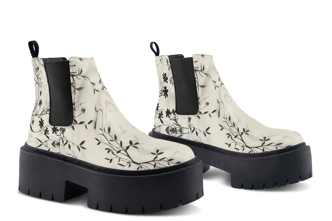 Delicate Platform Chelsea Boots