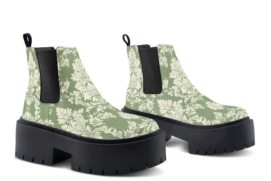 Dill Faded Regal Platform Chelsea Boots