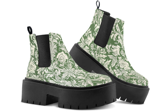 Dill Old Glory Platform Chelsea Boots