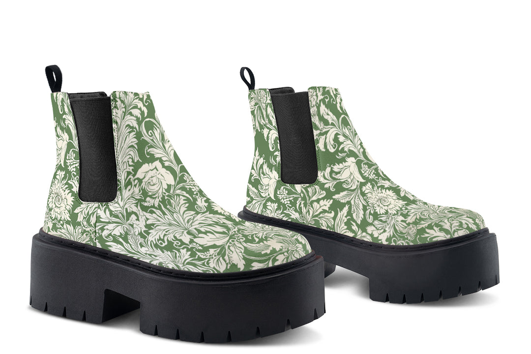Dill Old Glory Platform Chelsea Boots
