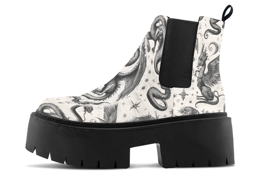 Draconis Platform Chelsea Boots