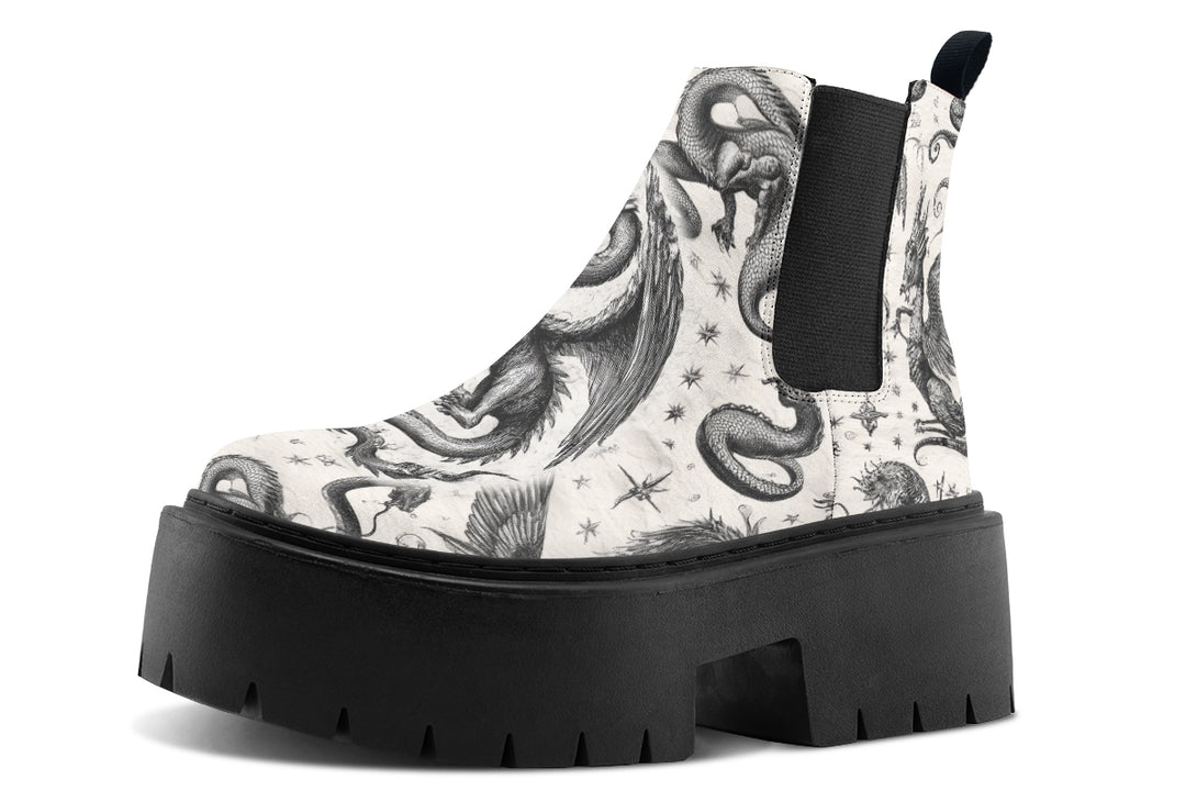 Draconis Platform Chelsea Boots