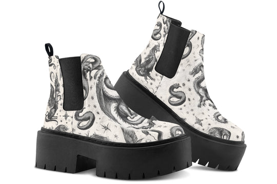 Draconis Platform Chelsea Boots