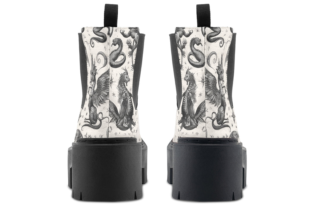 Draconis Platform Chelsea Boots