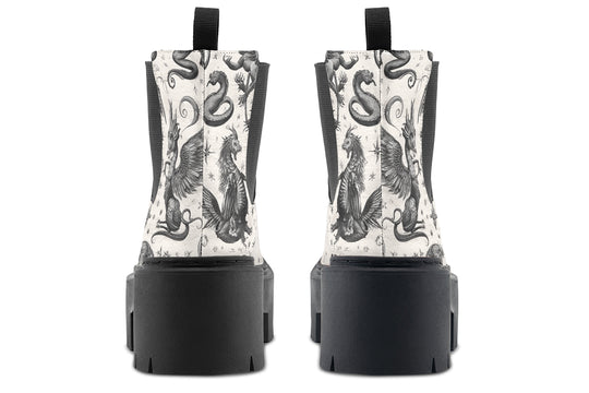 Draconis Platform Chelsea Boots