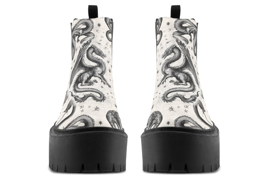 Draconis Platform Chelsea Boots