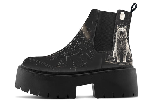 Eclipse Cat Platform Chelsea Boots