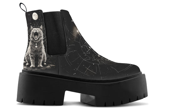 Eclipse Cat Platform Chelsea Boots