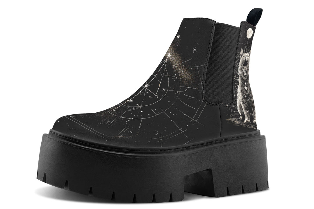 Eclipse Cat Platform Chelsea Boots