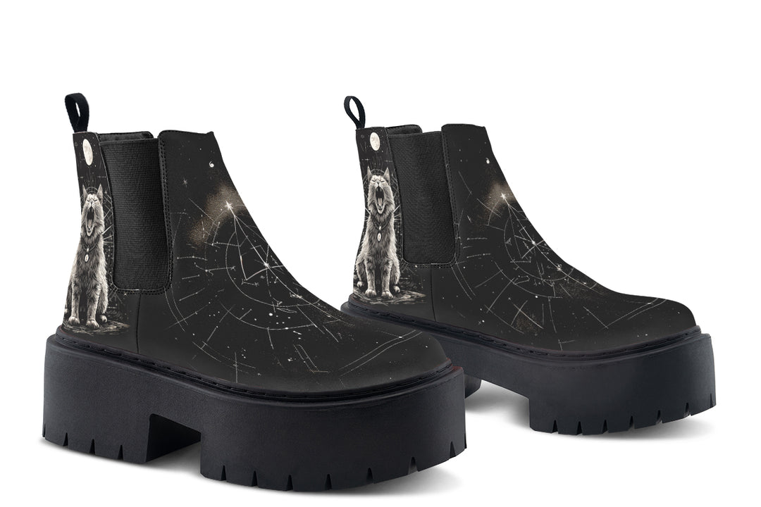 Eclipse Cat Platform Chelsea Boots