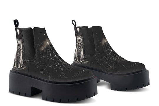 Eclipse Cat Platform Chelsea Boots