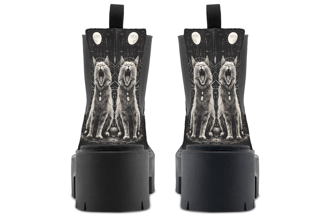 Eclipse Cat Platform Chelsea Boots