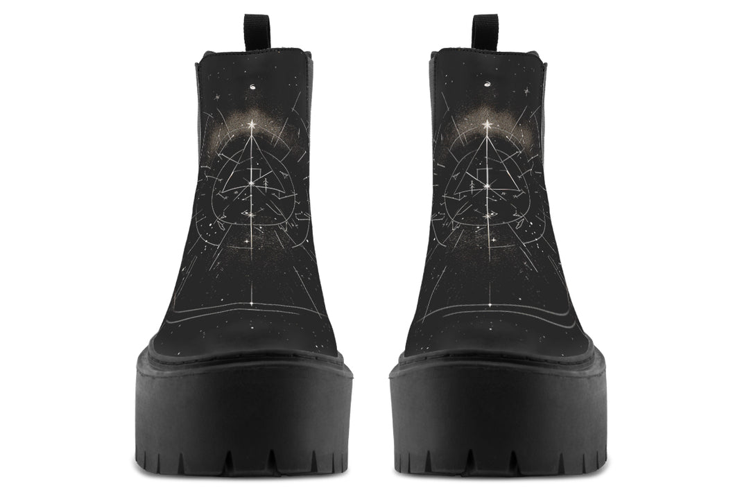 Eclipse Cat Platform Chelsea Boots