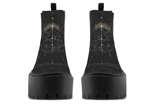 Eclipse Cat Platform Chelsea Boots