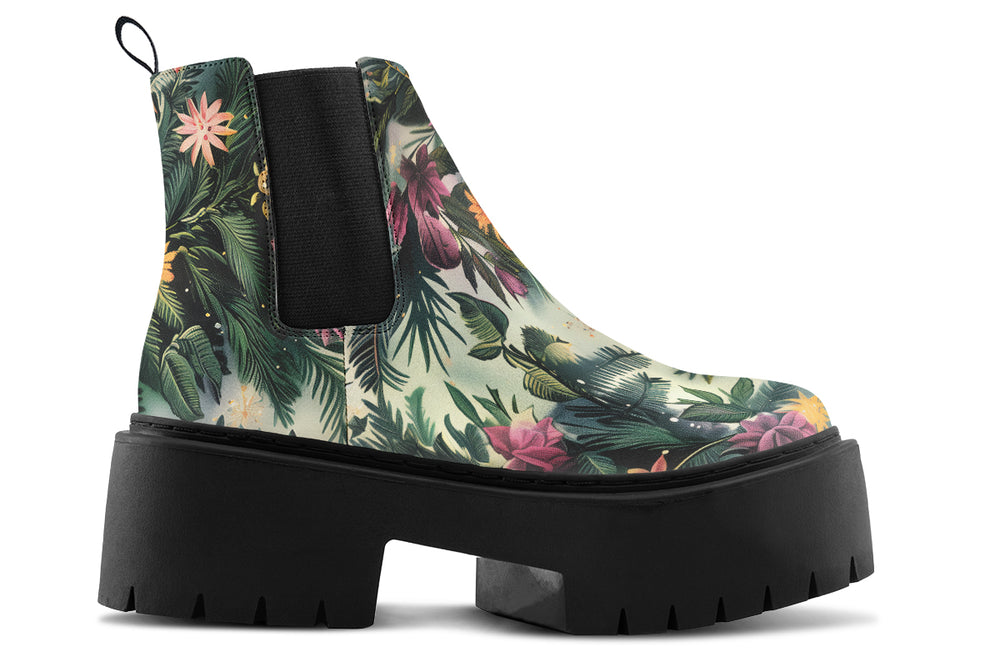 Eden Tangle Platform Chelsea Boots