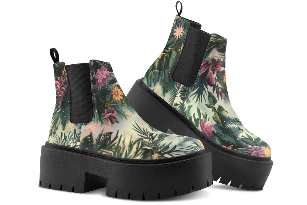 Eden Tangle Platform Chelsea Boots